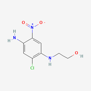 2-클로로-5-나이트로-N-하이드록시에틸p-페닐렌다이아민 PubChem 분자구조식