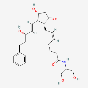 다이하이드록시프로필다이디하이드롤락타노프로스타마이드 PubChem 분자구조식