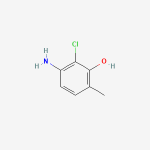 5-아미노-6-클로로-o-크레솔 PubChem 분자구조식