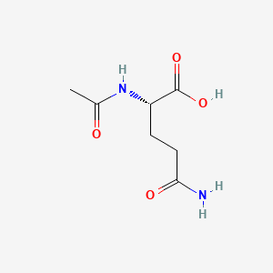 아세틸글루타민 PubChem 분자구조식
