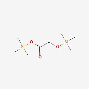 트라이메틸실릴트라이메틸실록시글라이콜레이트 PubChem 분자구조식