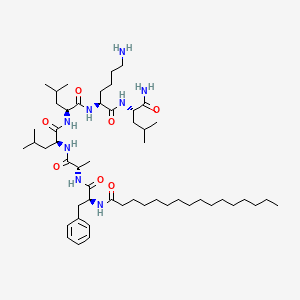 팔미토일헥사펩타이드-14 PubChem 분자구조식