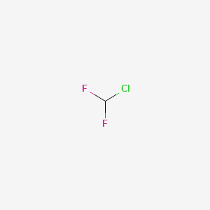 하이드로클로로플루오로카본22 PubChem 분자구조식