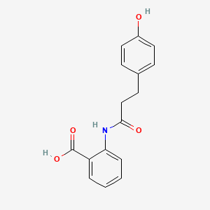 하이드록시페닐프로파미도벤조익애씨드 PubChem 분자구조식