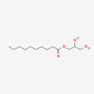 글리세릴카프레이트 PubChem 분자구조식