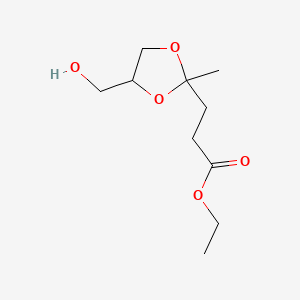 에틸글리세린아세탈레불리네이트 PubChem 분자구조식