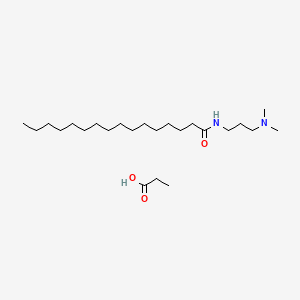 팔미타미도프로필다이메틸아민프로피오네이트 PubChem 분자구조식