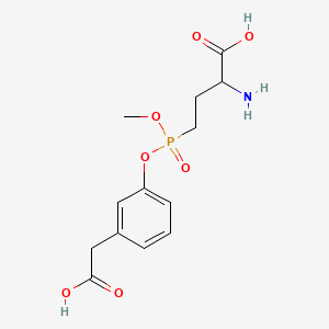 메틸카복시메틸페닐아미노카복시프로필포스포네이트 PubChem 분자구조식