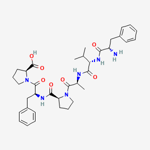 헥사펩타이드-11 PubChem 분자구조식