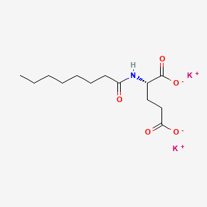 다이포타슘카프릴로일글루타메이트 PubChem 분자구조식