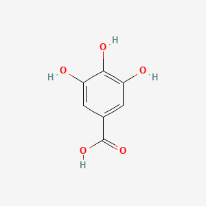 갈릭애씨드 PubChem 분자구조식