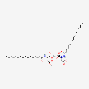 징크비스-(메틸팔미토일아스파테이트) PubChem 분자구조식