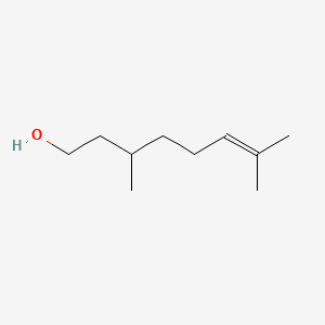 시트로넬올 PubChem 분자구조식