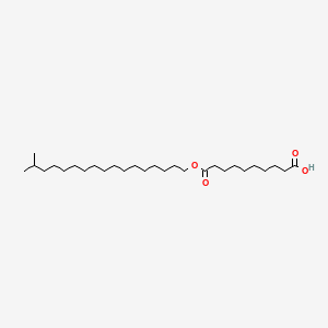 아이소스테아릴세바케이트 PubChem 분자구조식