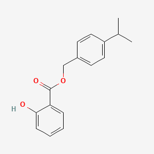 아이소프로필벤질살리실레이트 PubChem 분자구조식