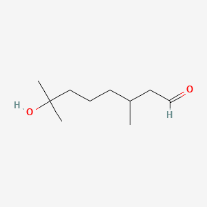 하이드록시시트로넬알 PubChem 분자구조식