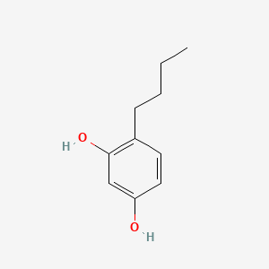 4-부틸레조시놀 PubChem 분자구조식