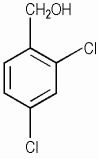 다이클로로벤질알코올 KCIA 분자구조식