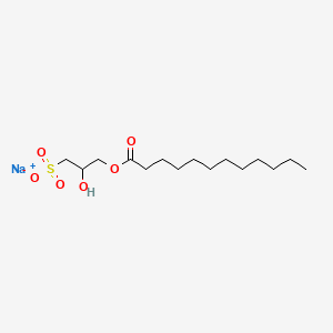 소듐라우로일하이드록시프로필설포네이트 PubChem 분자구조식