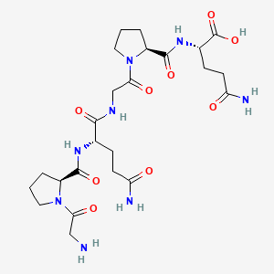 헥사펩타이드-9 PubChem 분자구조식