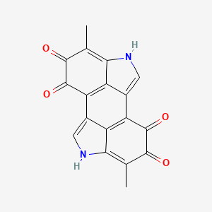 폴리다이하이드록시인돌 PubChem 분자구조식