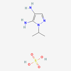 N-아이소프로필4,5-다이아미노피라졸설페이트 PubChem 분자구조식