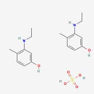 3-에틸아미노-p-크레솔설페이트 PubChem 분자구조식