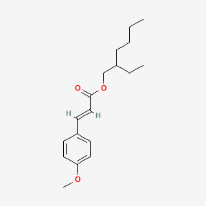 에칠헥실메톡시신나메이트 PubChem 분자구조식