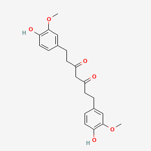 테트라하이드로다이페룰로일메탄 PubChem 분자구조식