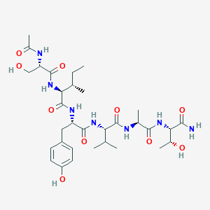 아세틸헥사펩타이드-39 PubChem 분자구조식