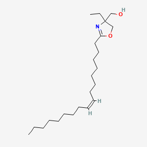 에틸하이드록시메틸올레일옥사졸린 PubChem 분자구조식