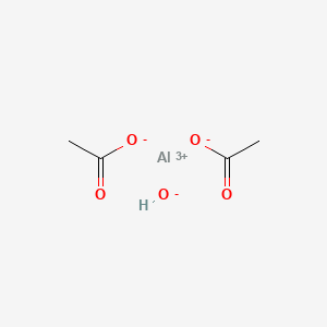 알루미늄다이아세테이트 PubChem 분자구조식