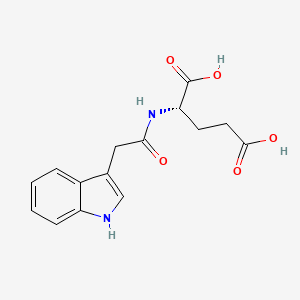인돌아세틸글루타믹애씨드 PubChem 분자구조식