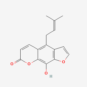 알로임페라토린 PubChem 분자구조식