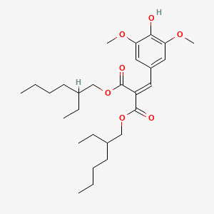 다이에틸헥실시링질리덴말로네이트 PubChem 분자구조식