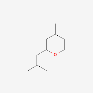 아이소부테닐메틸테트라하이드로피란 PubChem 분자구조식