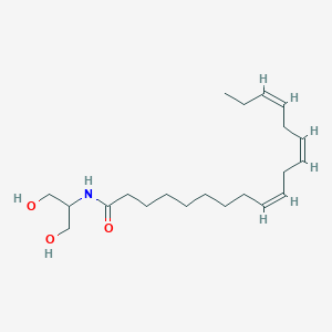 N-리놀레노일세린올 PubChem 분자구조식