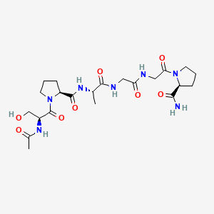 아세틸헥사펩타이드-37 PubChem 분자구조식