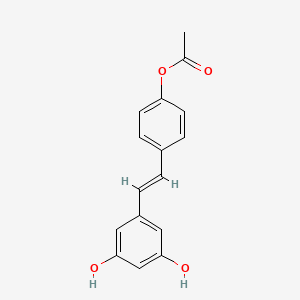 레스베라트릴아세테이트 PubChem 분자구조식