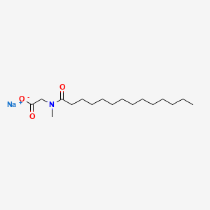 소듐미리스토일사코시네이트 PubChem 분자구조식