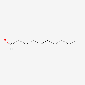 데칸알 PubChem 분자구조식
