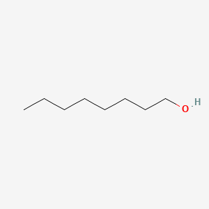카프릴릴알코올 PubChem 분자구조식