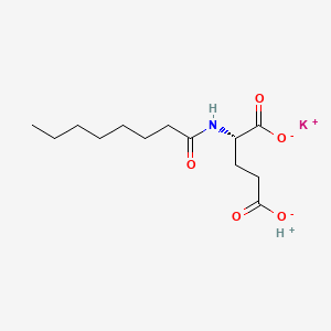 포타슘카프릴로일글루타메이트 PubChem 분자구조식