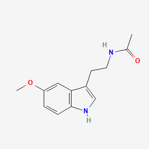 멜라토닌 PubChem 분자구조식