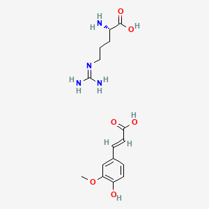 알지닌페룰레이트 PubChem 분자구조식