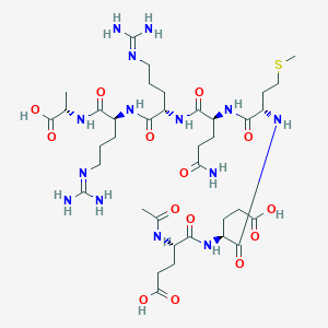 아세틸헵타펩타이드-4 PubChem 분자구조식