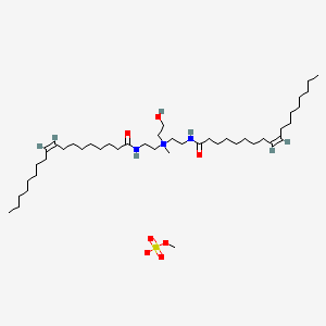 다이올레오일아미도에틸하이드록시에틸모늄메토설페이트 PubChem 분자구조식