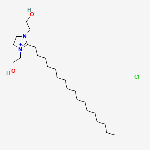 스테아릴하이드록시에틸이미도늄클로라이드 PubChem 분자구조식
