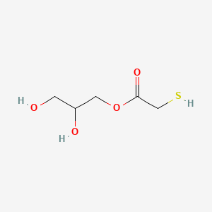 글리세릴티오글라이콜레이트 PubChem 분자구조식