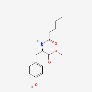메틸카프로오일타이로지네이트 PubChem 분자구조식